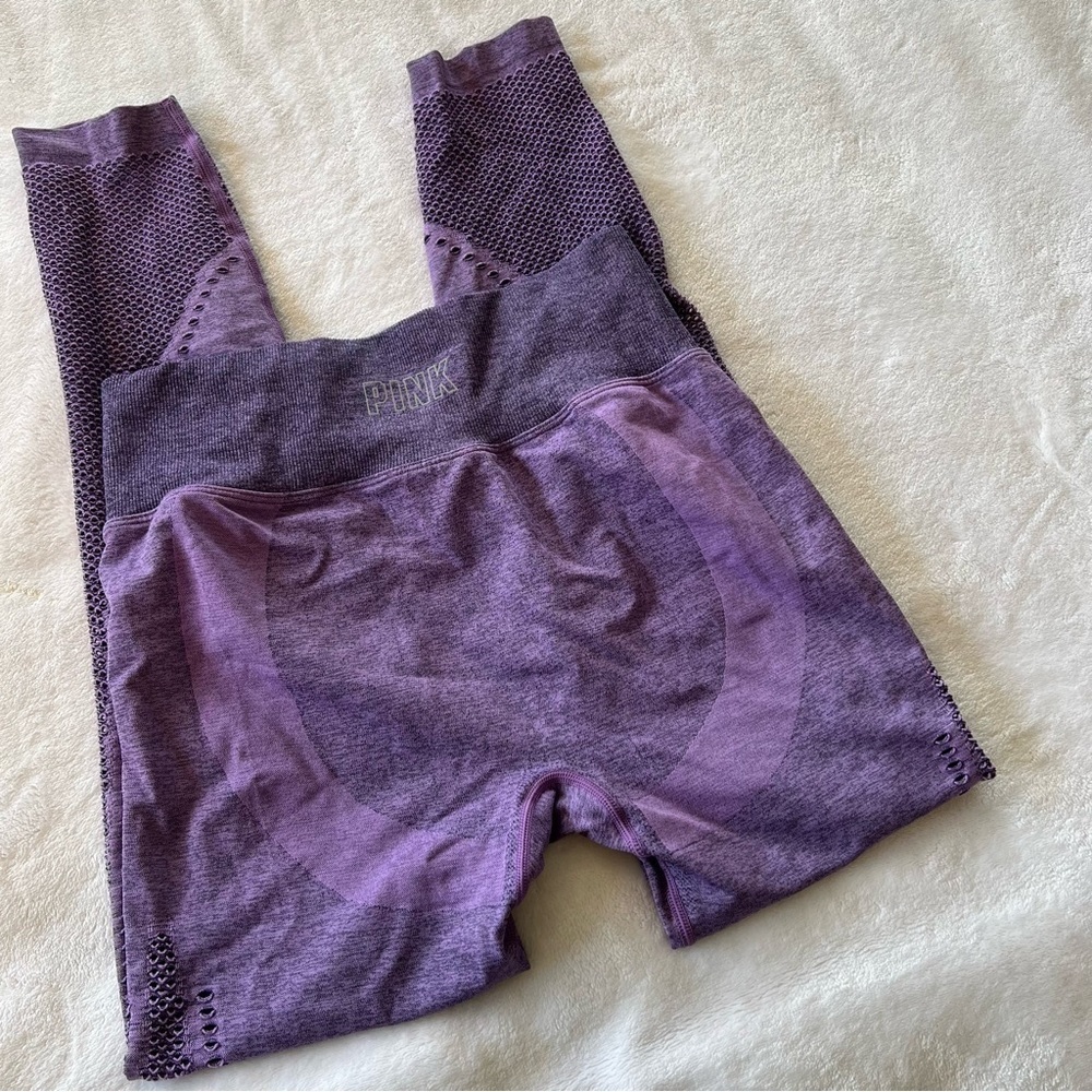 PINK victoria’s secret pink seamless purple leggings